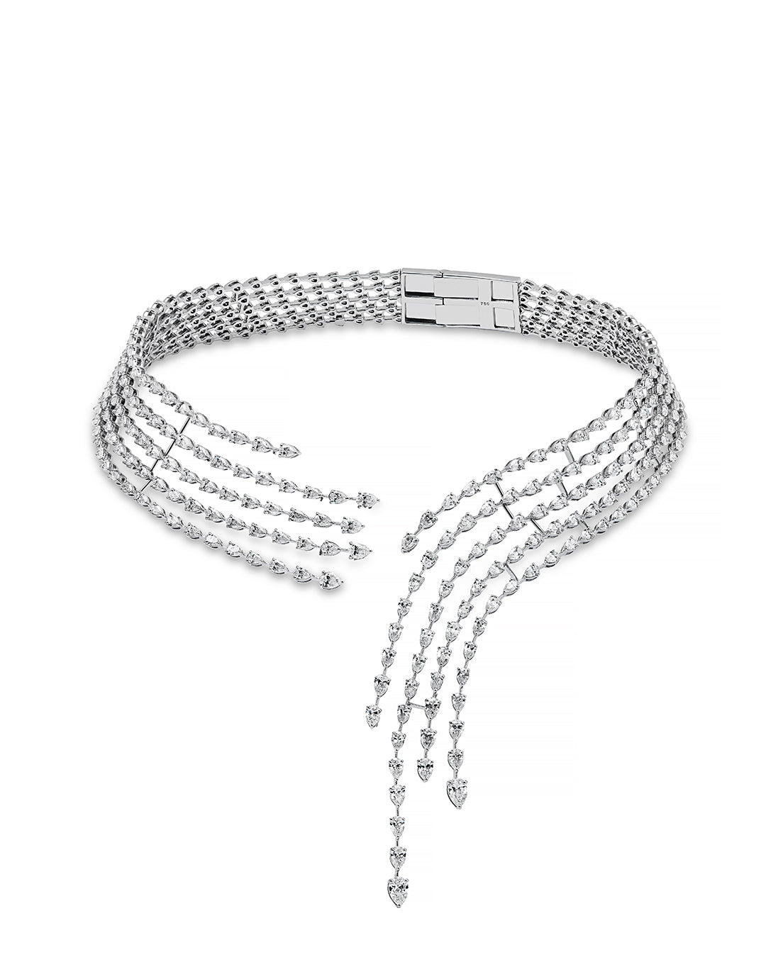 18k white gold necklace