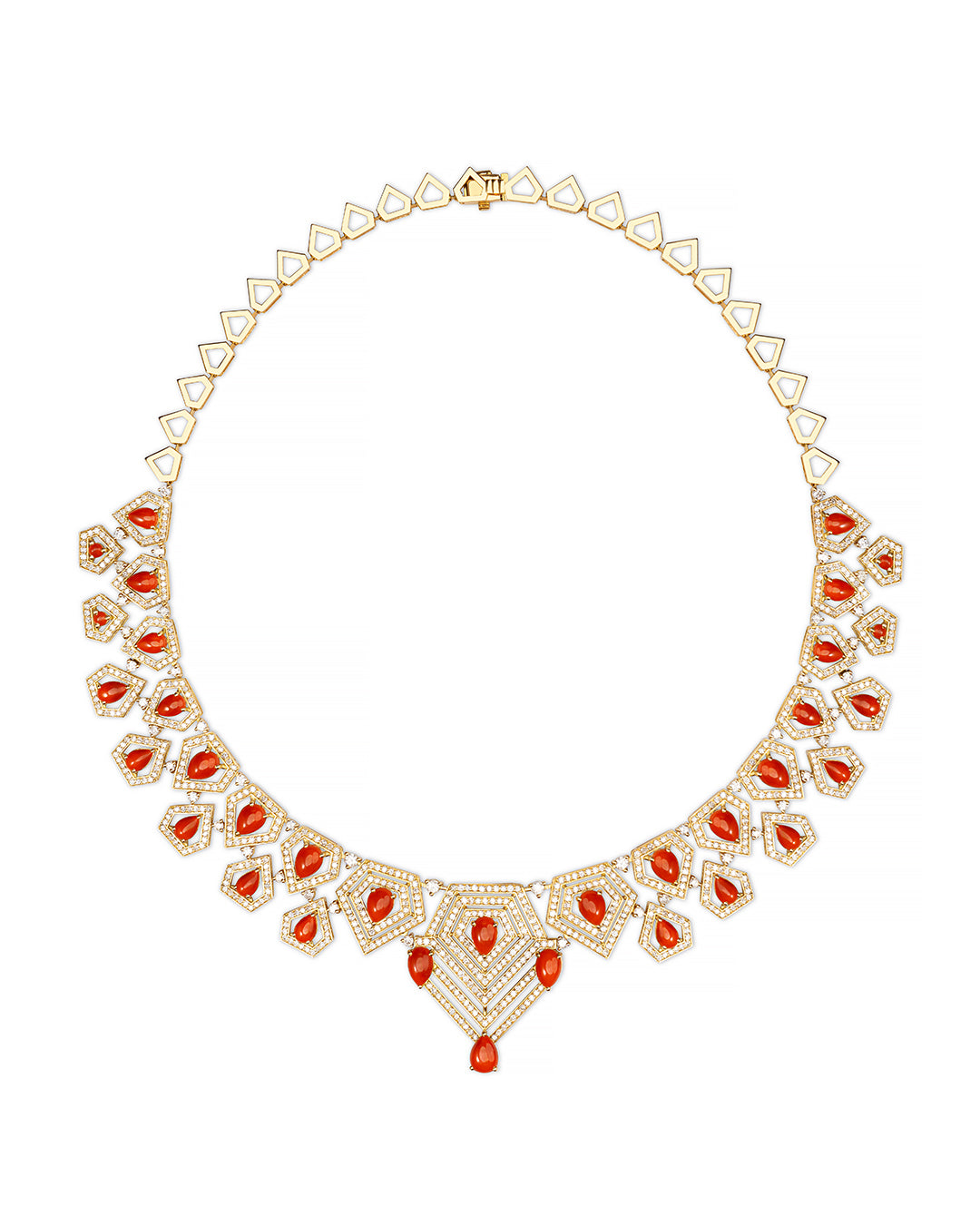 18k yellow gold necklace N0019