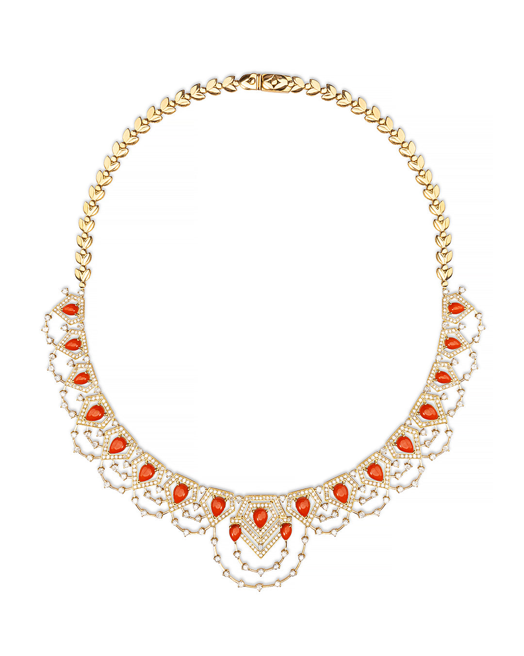 18k yellow gold necklace N0045