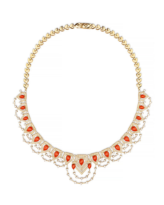 18k yellow gold necklace N0045