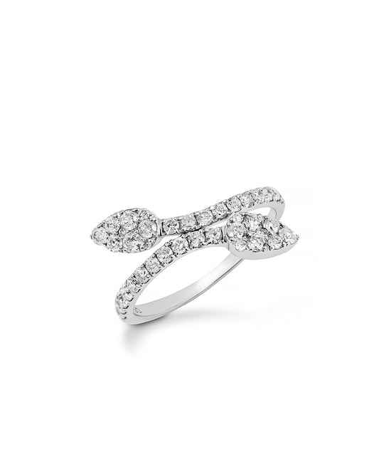 18k white gold Ring R0042